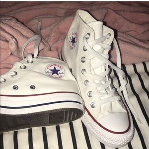 White High Top Converse
